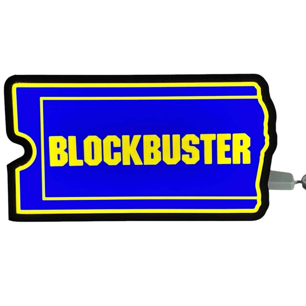 Blockbuster LED USB Light Box Retro Sign - Picture 1 of 2